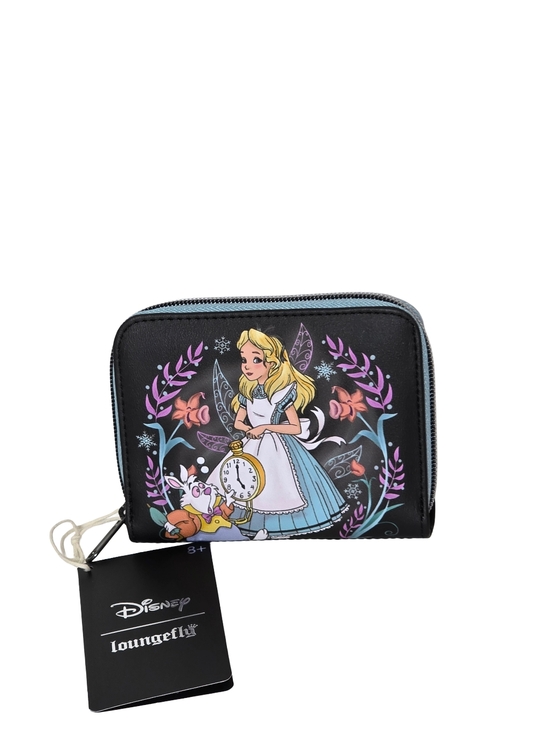 Loungefly Handbags - Loungefly Disney Alice in Wonderland White Rabbit Zip Wallet NWT